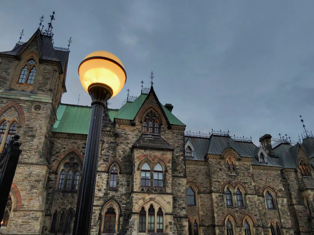 A photo taken infront of the Ottawa Parliament Vishmith Blog