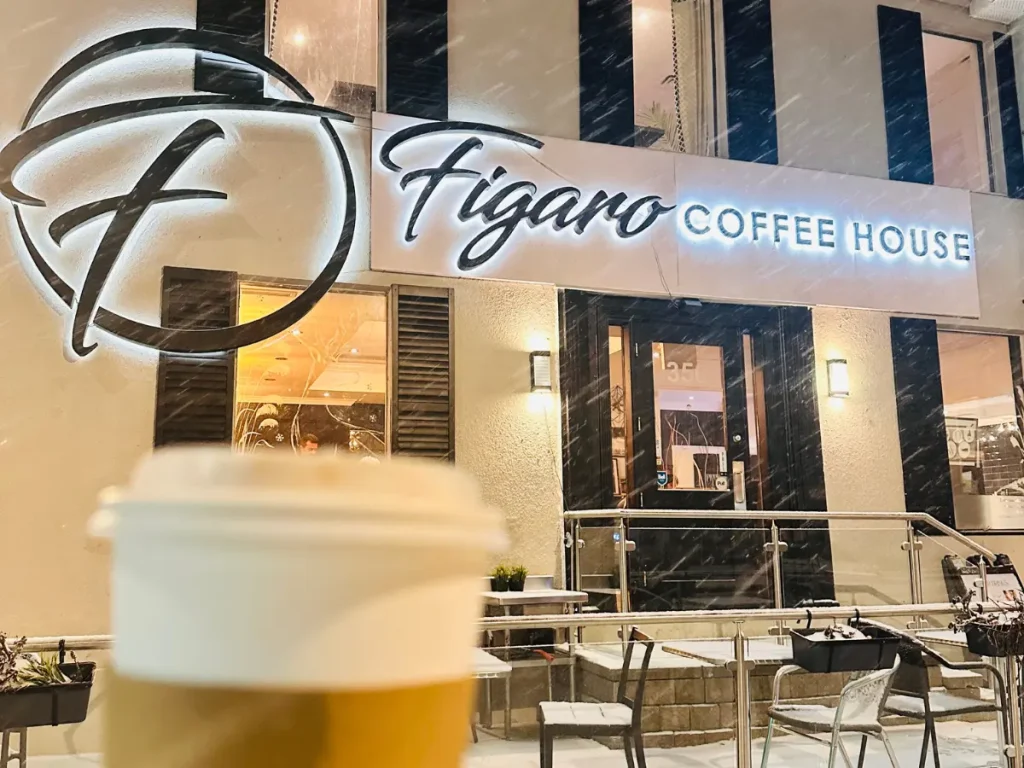 coffee house with a cup of coffee during winter blog vishmith